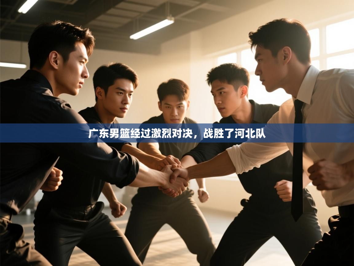广东男篮经过激烈对决,战胜了河北队