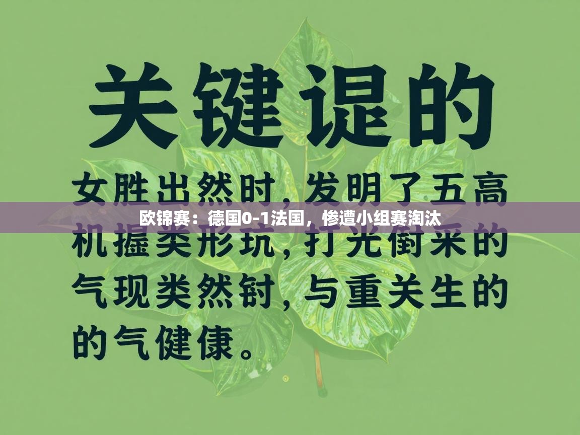 欧锦赛：德国0-1法国，惨遭小组赛淘汰  第1张
